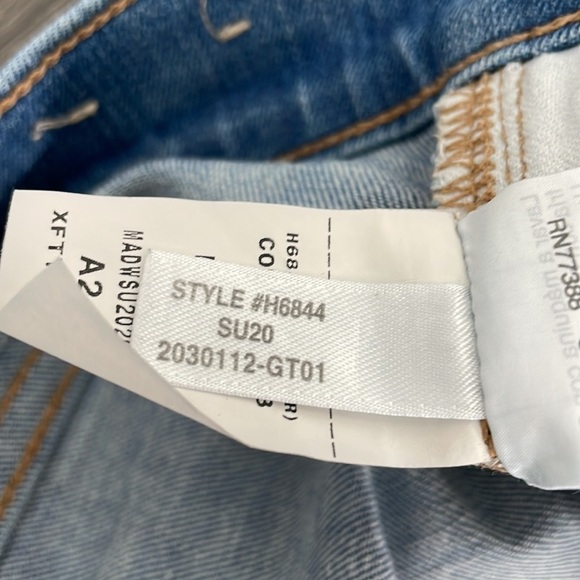 Sz27 Madewell 9” Mid-Rise Skinny and Distressed in a Medium Light Wash GUC - Picture 12 of 14